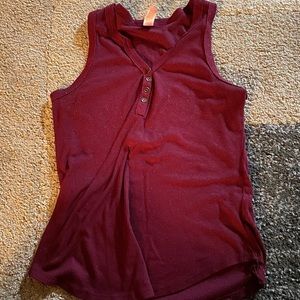 Maroon Tank Top